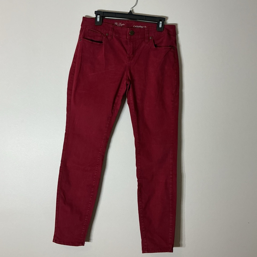 The Limited Cherry Red Legging Jeans